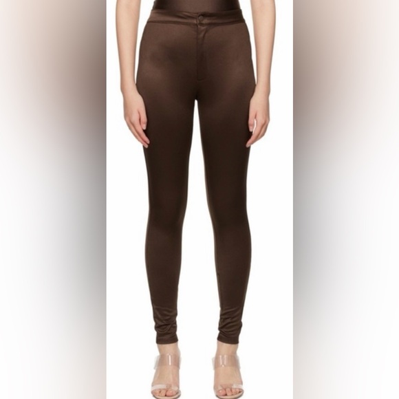 SKIMS Pants - SKIMS Brown Skinny Pants